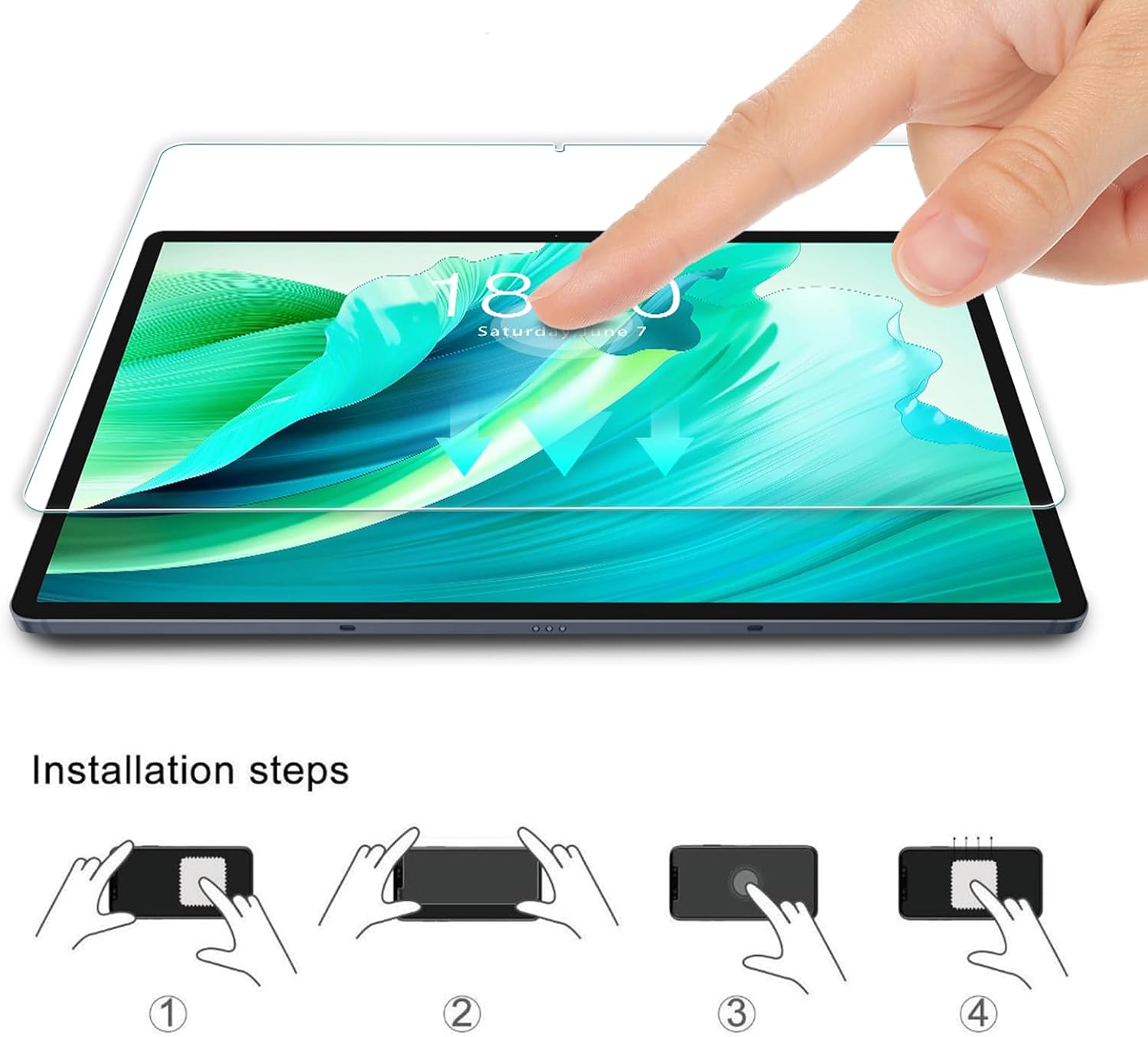 2개입 9H 강화유리 스크린 보호필름 (테클라스트 T6 - Teclast Tablet Accessories 리뷰 및 가격