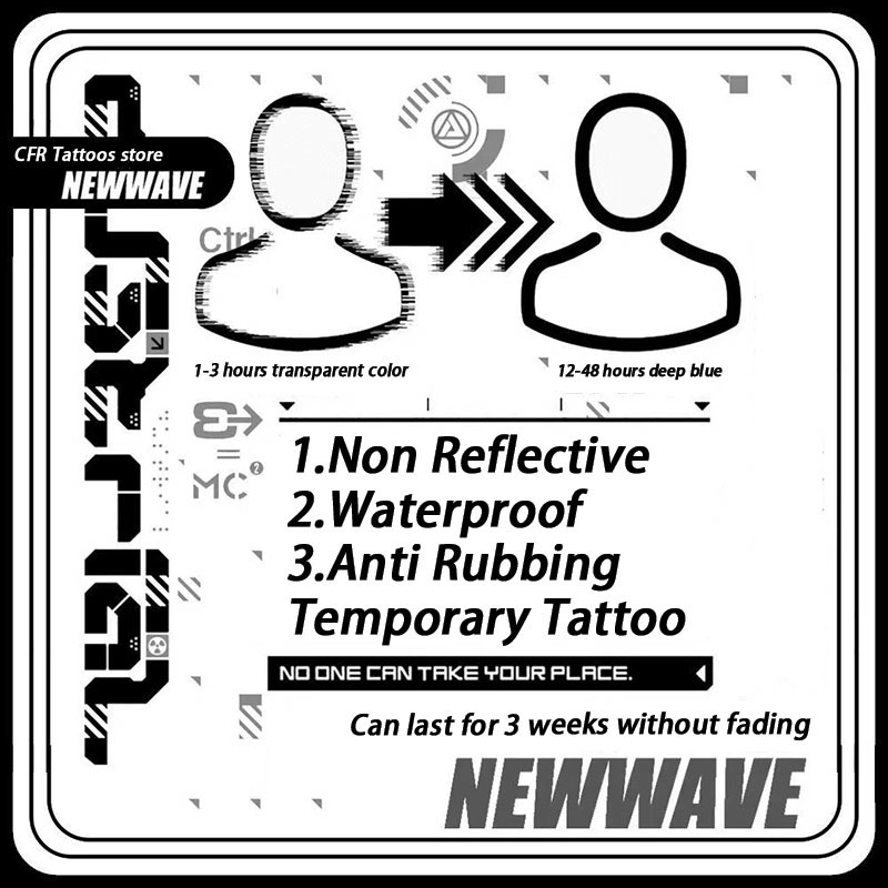 임시 문신 드래곤 크로스 허브 주스 문신 스티커 얼굴에 - Hotwav Tablet Accessories 리뷰 및 가격